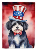 Havanese Patriotic American Garden Flag