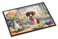 Decorating Easter Pointer Doormat
