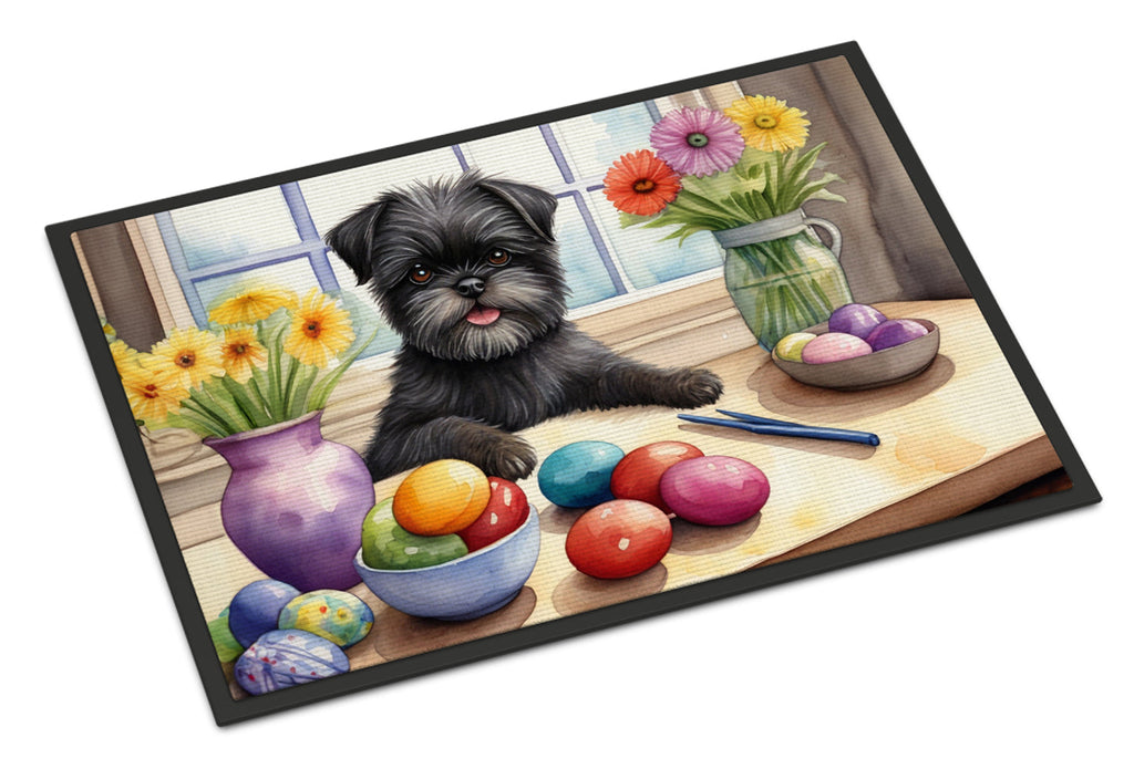 Decorating Easter Affenpinscher Doormat