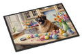 Decorating Easter Leonberger Doormat