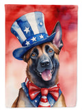 Belgian Malinois Patriotic American Garden Flag