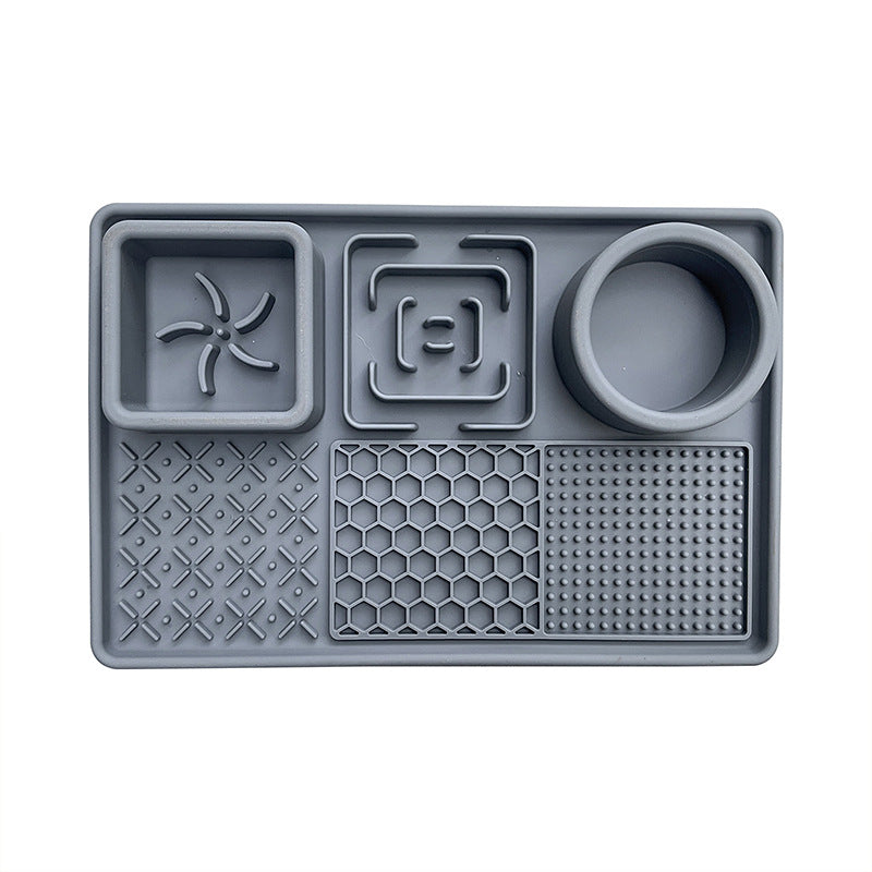 Silicone Slow Feed Pet Licking Mat with Suction Cups