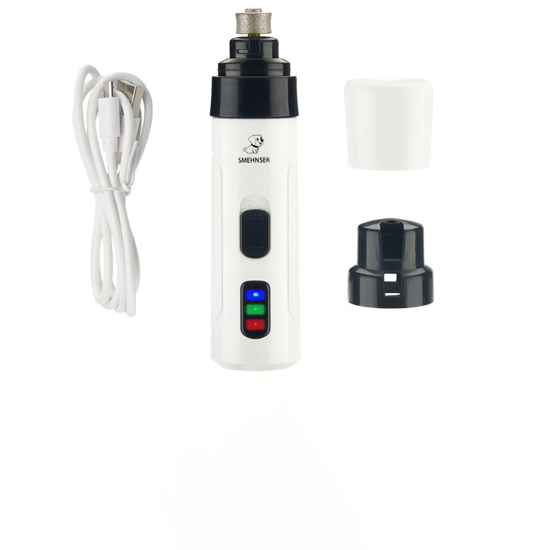Pet Nail Polisher Electric Manicure Usb Charging Nail Clippers Cat Teddy Nail Scissors Cleaning Supplies