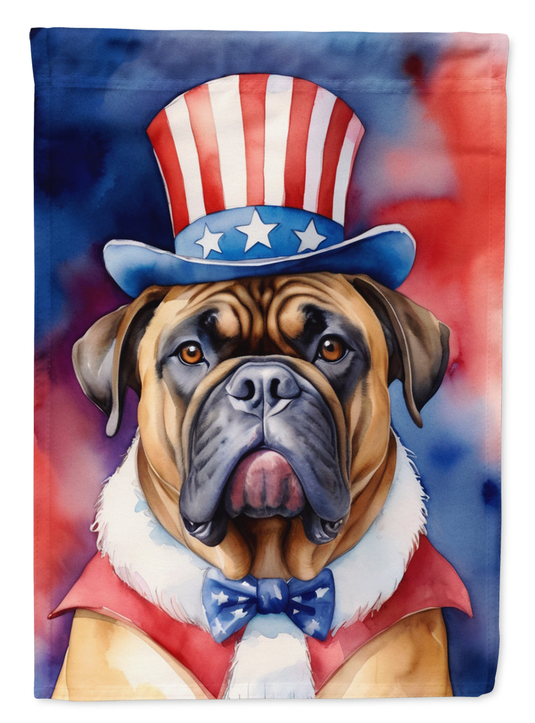 Bullmastiff Patriotic American Garden Flag