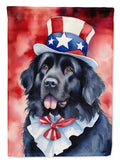Newfoundland Patriotic American Garden Flag