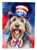 Otterhound Patriotic American Garden Flag