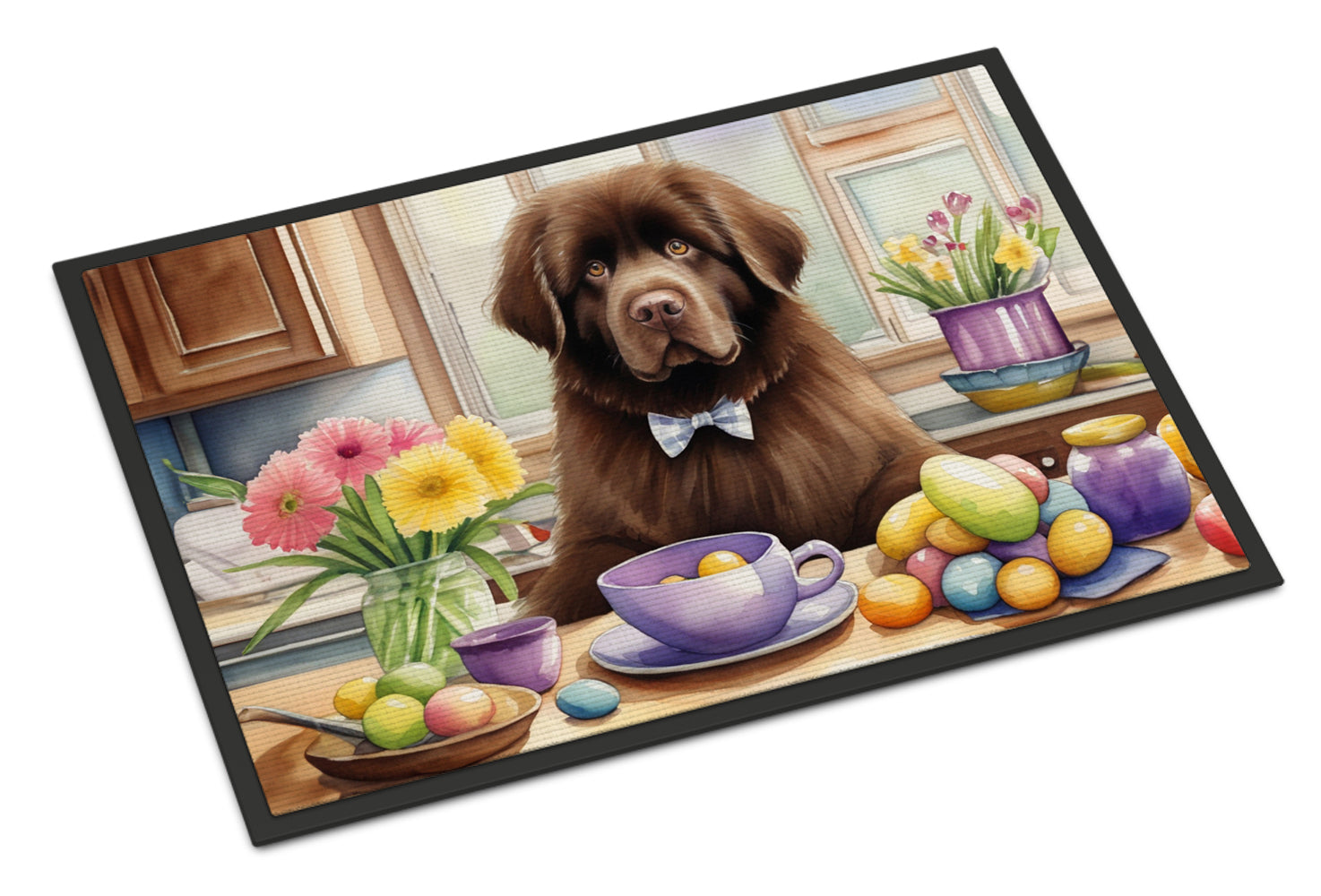 Decorating Easter Newfoundland Doormat